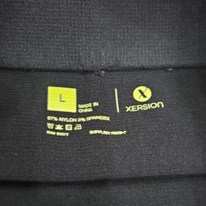 Xersion Jet Black Performance Leggings